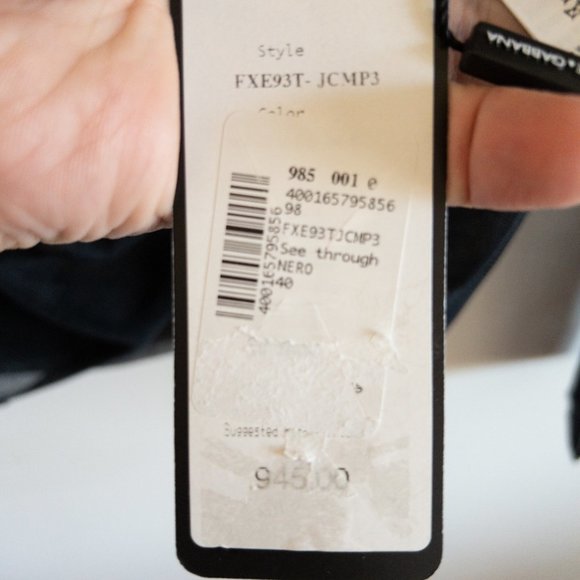 Dolce & Gabbana Sheer Black Pullover Top - Picture 7 of 10